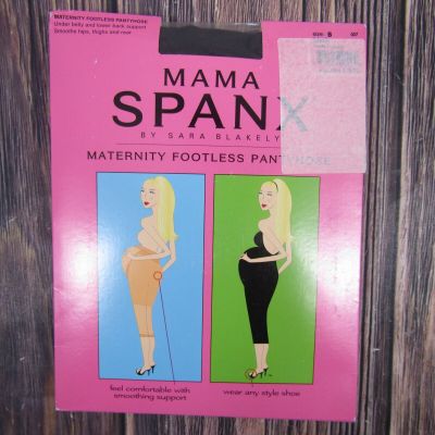 Spanx Mama NEW Womens Size B Black Maternity Footless Pantyhose Shaping