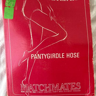 VTG 60s..PETER PAN PANTYGIRDLE PANTYHOSE..BLACK..SHEER..NIP