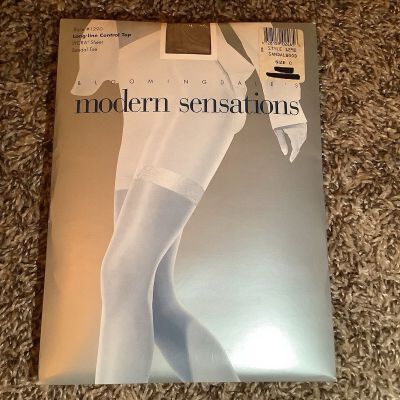 Bloomingdale's modern sensations pantyhose, color sandalwood, size: C