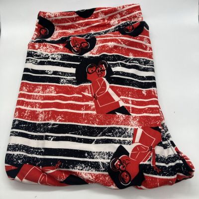 LuLaRoe TC2 Incredibles Edna E. Mode Red/black ch-14