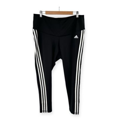 Adidas Plus three stripe athletic leggings Size 2X