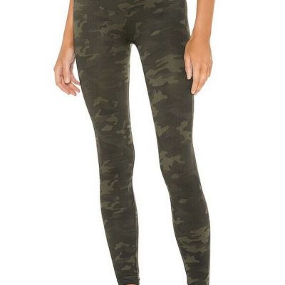 NEW Spanx Look at Me Now Seamless Leggings - FL3515 - Green Camo - Plus Size 1X