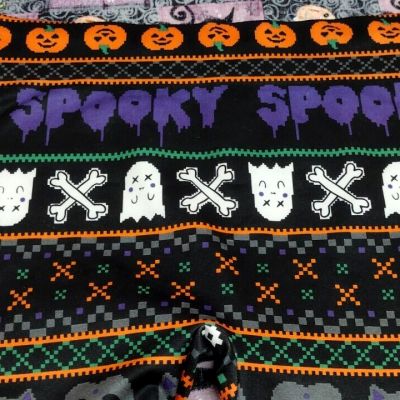 Purple Spooky Leggings XS 25