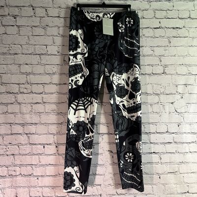 NWT Sissycos Skull Print Leggings - Women’s size XXL