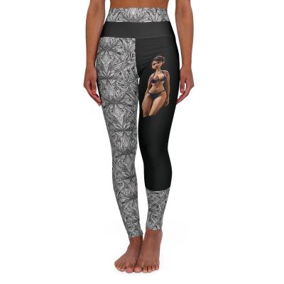 High Waisted Yoga Leggings – NeatBids Custom Design 16