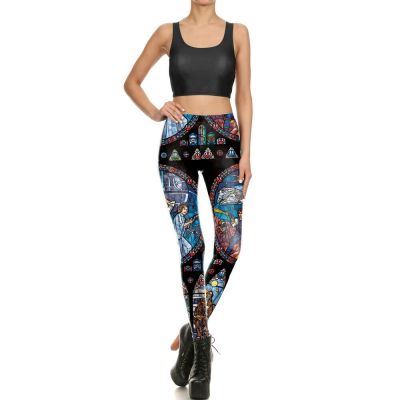 Star Wars All Over Print Themed Style Leggings For Yoga & Pilates OSFM