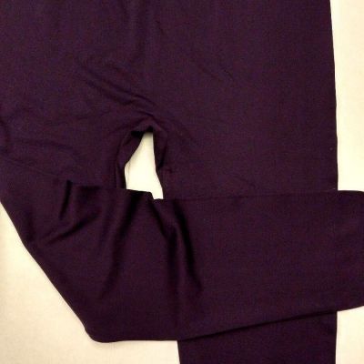 WHITE MARK LEGGINGS Deep Purple, PLUS SIZE, Style PS208, Super Stretch, NEW, F/S