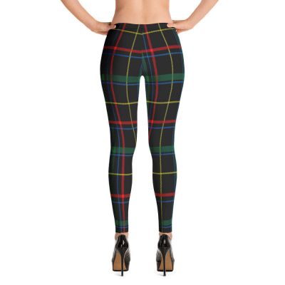 Plaid Leggings Argyle Style Women's Leggings