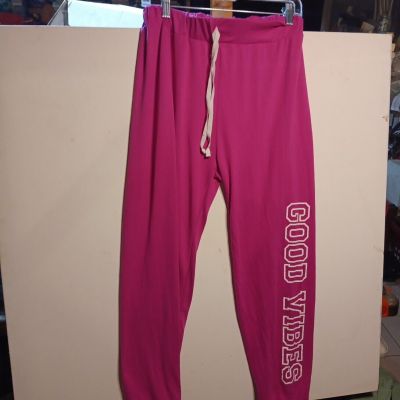 Style 5 Good Vibes XL Pink Leggings