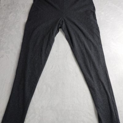 Torrid Women's Grey Cotton Spandex Leggings Size 1