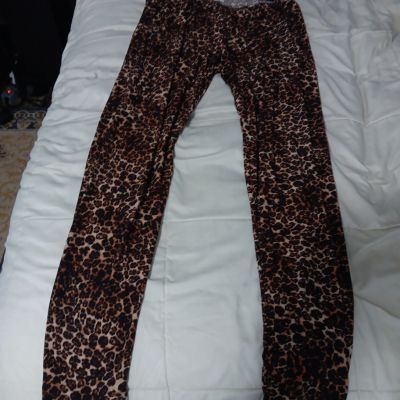 Bobbie Brooks Women's Leopard Print Leggings Pants Plus Size 2X