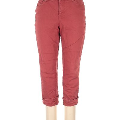 Style&Co Women Red Jeggings 14