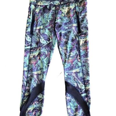 Lululemon Womens Size 4 Inspire Tight II Leggings Multicolor Zipper pockets