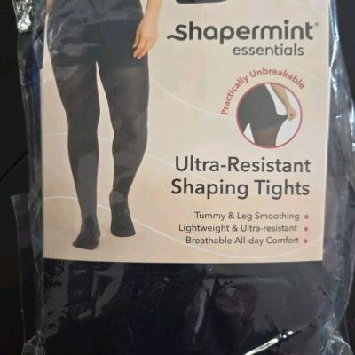 Shapermint Essentials Ultra-Resistant Shaping Tights Black Large