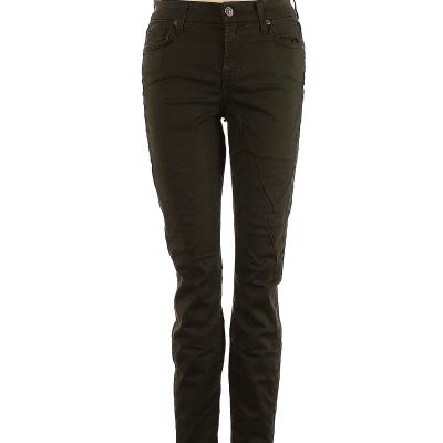 7 For All Mankind Women Green Jeggings 24W