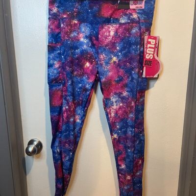 ShoSho Womens Leggings Tummy Control Butt Sculpting Size 1X (NWT)