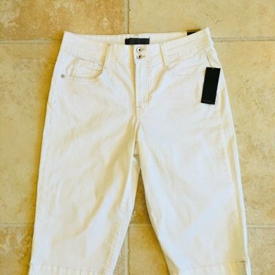 NINE WEST white cropped jeans size 10/29