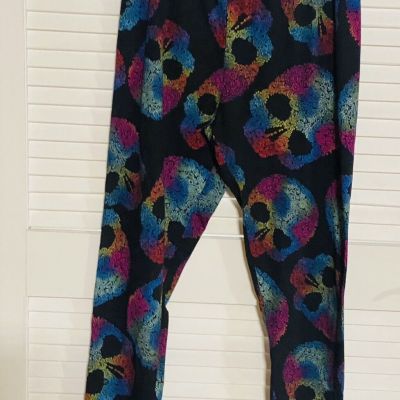 Halloween Skeleton Leggings No Boundaries Juniors 11/13 Sugar Skull NEW