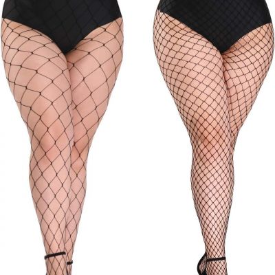 akiido Fishnet Stockings, High Waist Tights for Women, Sparkle Rhinestone Fishne