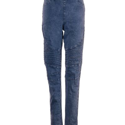 A. Peach Women Blue Jeggings S