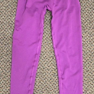 Bo&Tee High Waisted Leggings Purple Limited Edition (No Size Tag: ~XS)