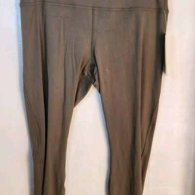 New All in Motion Women's Green High-Rise Capris Leggings Size XXL