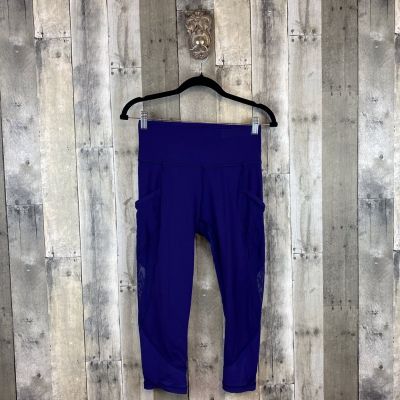 Lululemon Fast As Light Crop in Emperor Blue Size 6.