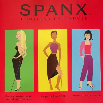 Spanx Footless Pantyhose Speciality Item Invisible Nude Stop Below Knee Size B