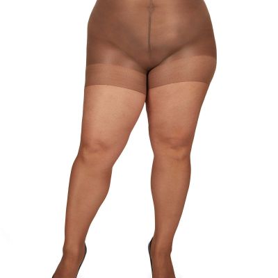 Energizing Plus Size Curvy Control Top Pantyhose