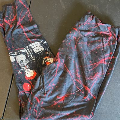 Horror Legging Pants Halloween Horror Size 2X