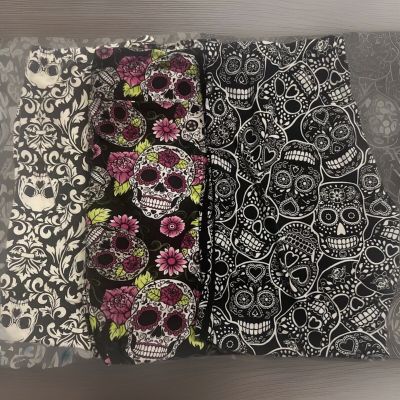 No Boundaries Leggings Woman’s Size 2X3X Lot Of 3 Sugar Skulls Buttery Soft