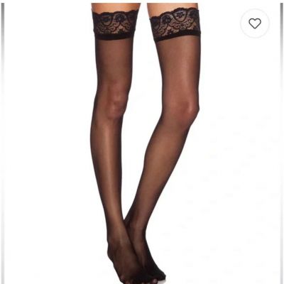 Chic! Commando Up All Night Sexy Sheer Stockings / Tights - Size Medium - New