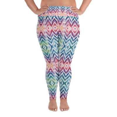 All-Over Print Plus Size Leggings