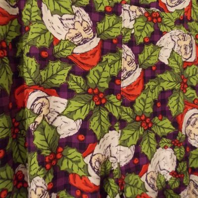 Three pair of Christmas leggings. LuLaRoe & Leggings Depot. Sizes below.