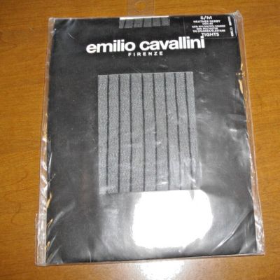 Emilio Cavallini Fashion Tights Made in Italy Black  ~ Style 4303.1.3 Size: S/M