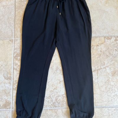 BUFFALO DAVID BITTON black jogger pants size M 6 - 8