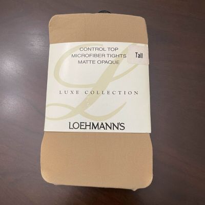 NEW! Loehmann's Luxe Collection Nude Control Top MicroFiber Tights Matte Opaque