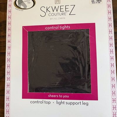 SWEEZ COUTURE - CONTROL TOP PANTYHOSE / BLACK / SIZE MEDIUM