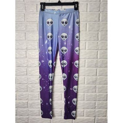 NEW Galaxy Alien Printed Ombre Fashion Basic Leggings Unbranded Women's S/M