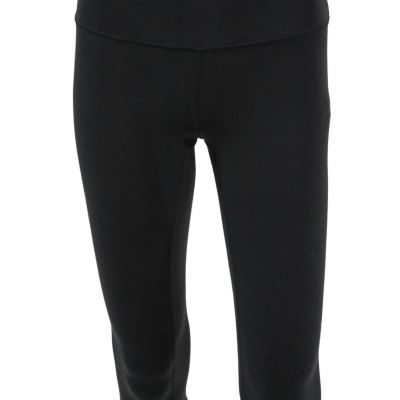 Lululemon Womens High Rise Stretch Knit Athletic Capri Leggings Black Size 2