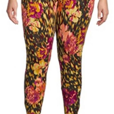 Terra & Sky Women’s High Rise Fitted Leggings  Size OX (14W)  NWT