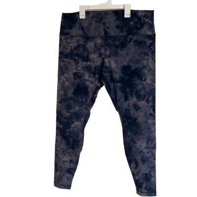 Lululemon Align High Rise Pant Diamond Dye Lunar Rock True Navy SZ 18