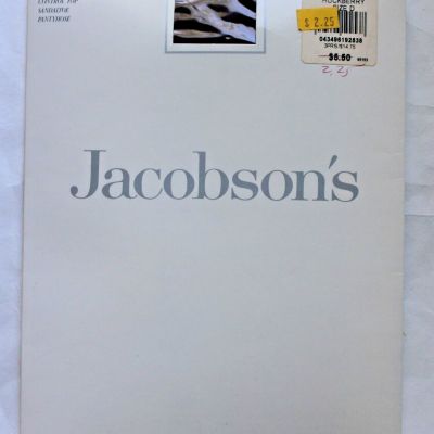 Vtg Jacobsons Silken Sheer Sandaltoe Pantyhose Sz D Huckleberry #82 NOS