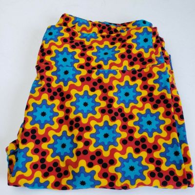 LuLaRoe Leggings Tall & Curvy Colorful Kaleidoscope Polka Dot NWOT