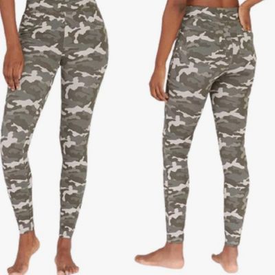 Spanx Assets Medium Camoflage Jegging/Leggings - Jean Look Back Pockets Long