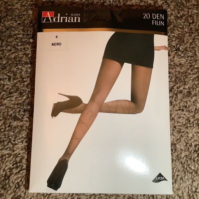 Adrian Ilash Filin tights, 20 denier, nero (black), size: L