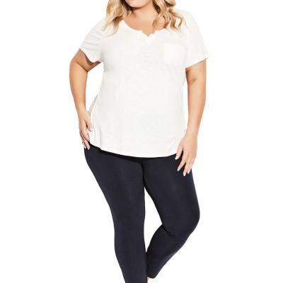 Avenue Women's Plus Size Pima High Rise Legging