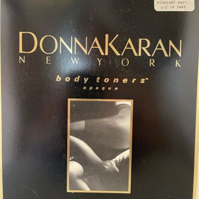 Vintage Donna Karan Body Toners Midnight Navy Medium