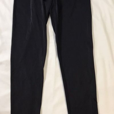 Pink Victorias Secret Leggings Womens Medium Black Shiny