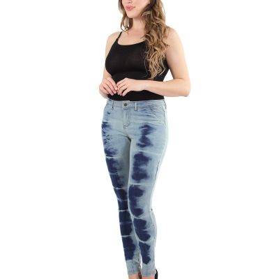 Vintage 80's Style Acid Wash Jean Leggings